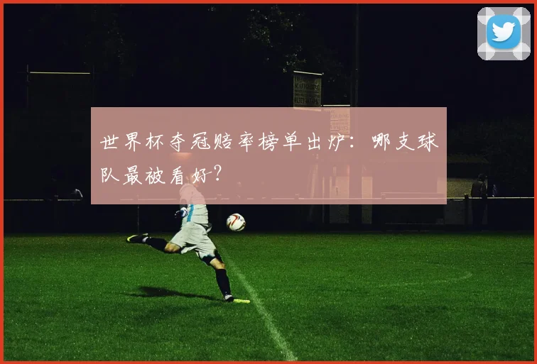世界杯夺冠赔率榜单出炉:哪支球队最被看好?